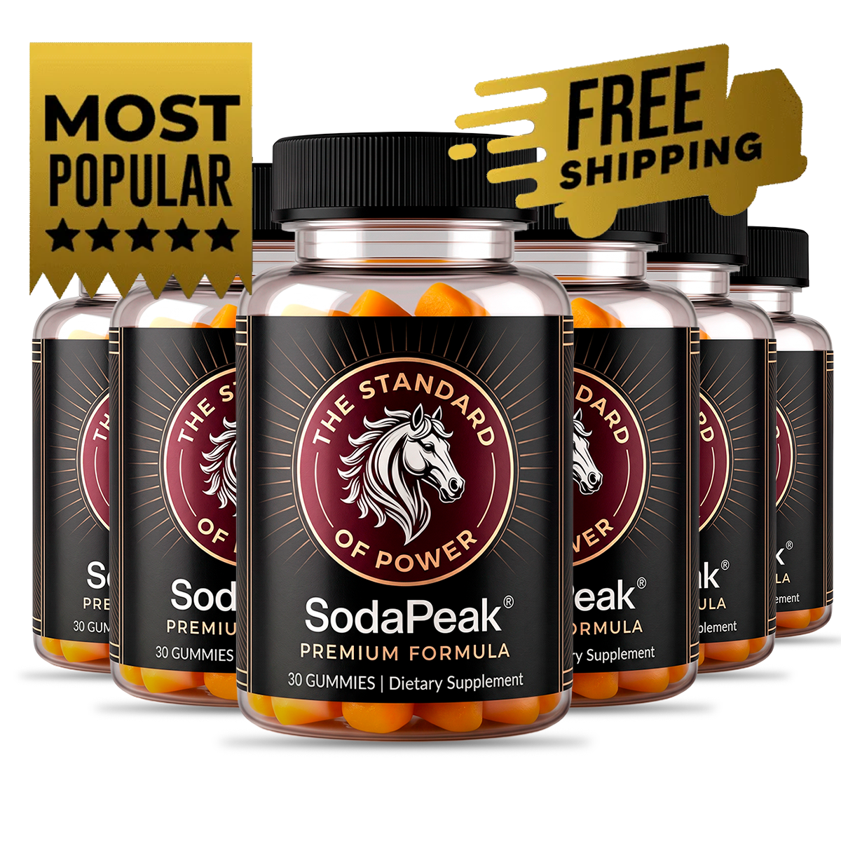6 bottles of SodaPeak